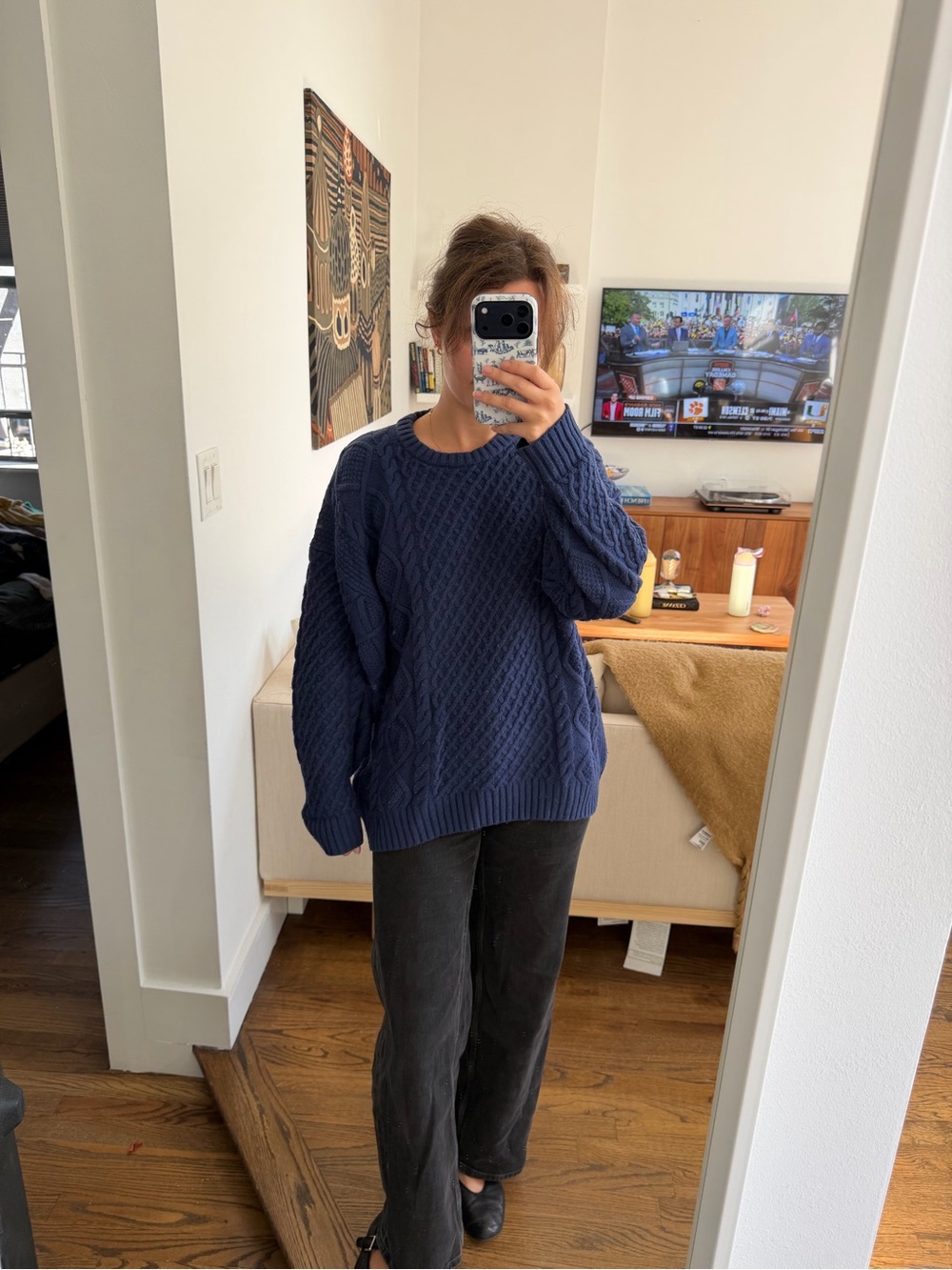 Aritzia Sunday Best Cable-Knit Crewneck Sweater - Women